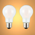 LED Bulb Dimmable A60 GLS E27 6.5W Frosted Glass Pack of 2