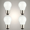 LED Bulb Golf Ball E27 4W Milky Glass Pack of 4 Non-dimmable
