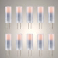 LED Capsule Bulb G4 Snap Fix 1.5W 140lm Pack of 10 230Vac