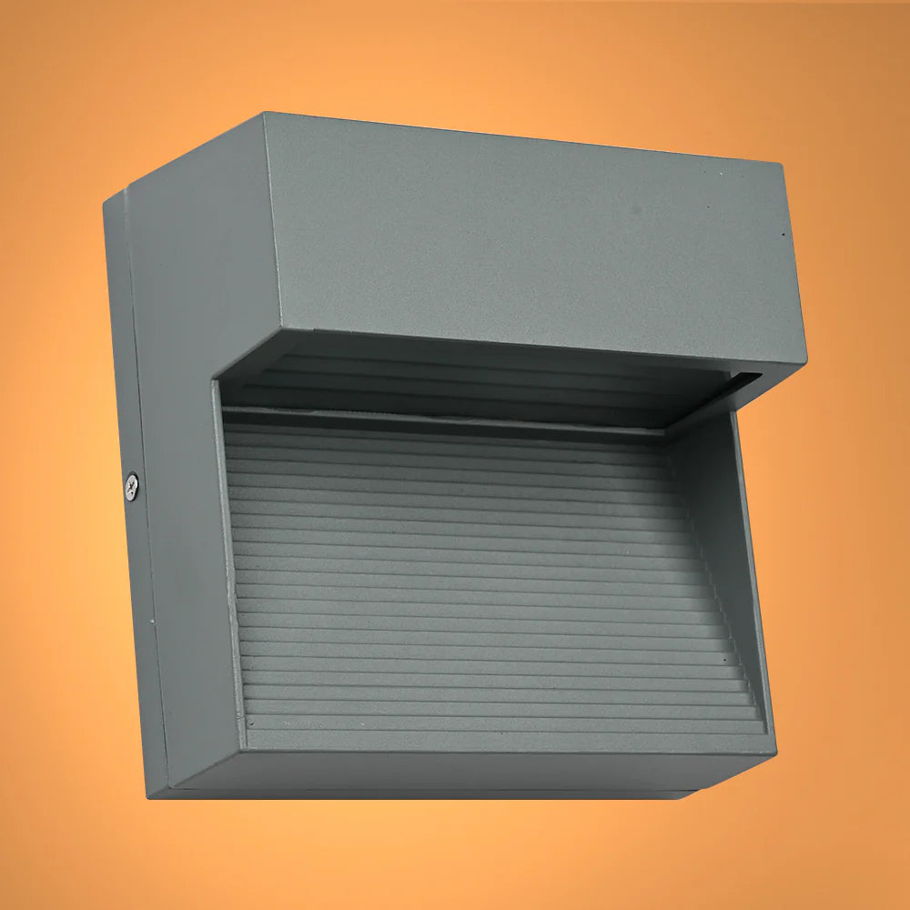 LED Diecast Aluminium Stair and Wall Light 5W IP54 Grey