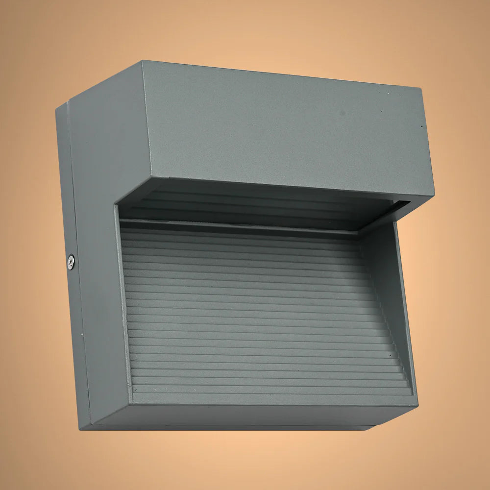 LED Diecast Aluminium Stair and Wall Light 5W IP54 Grey