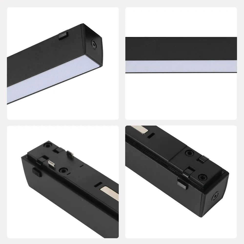 Details of the LED Linear Magnetic Track Light 12W 48V Black 4000K(TEKLED)-169-03111-169-03111