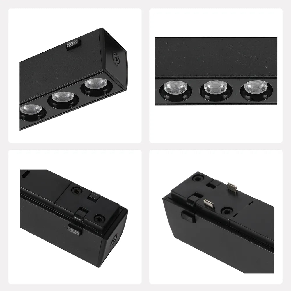 Details of the LED Magnetic Track Light 12W 48V Black 4000K(TEKLED)-169-03109-169-03109