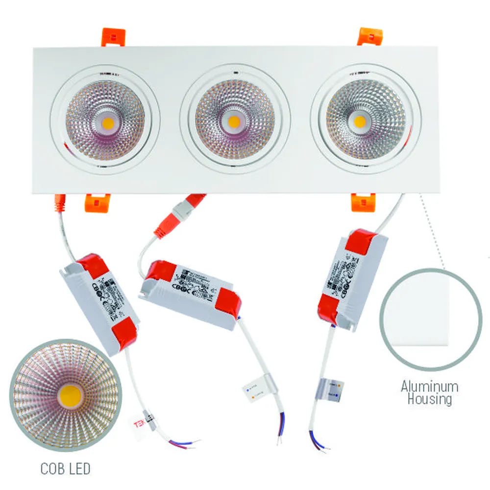 Details of the LED OC003C 3х10W 3000K WHITE -165-033292-165-033292