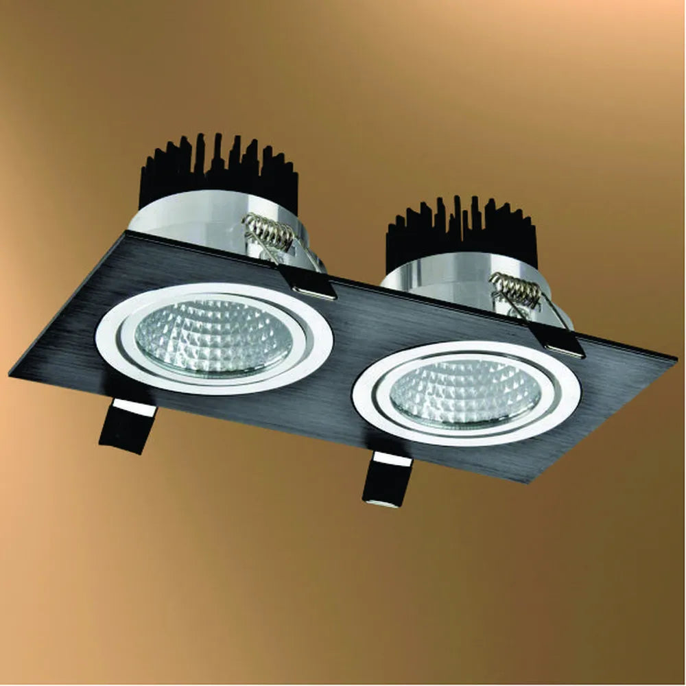 LED Downlight TEKLED LED OC004B 2х10W 4500K BLACK -165-153373--165-153373