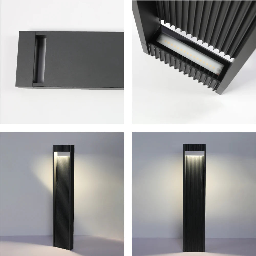 LED Outdoor Pathway Bollard Lawn Light 13W 4000K