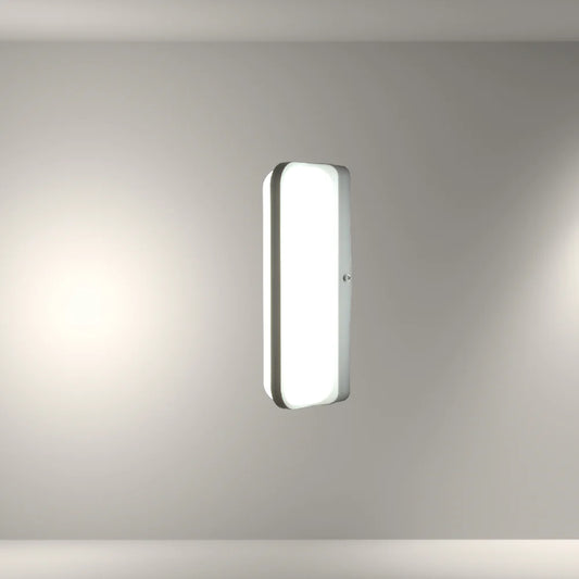 LED Plastic White Modern Outdoor Wall Light Cool Daylight (TEKLED)