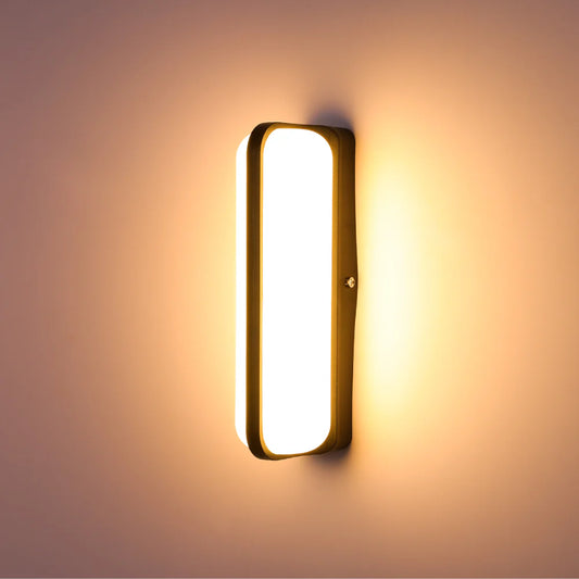 LED Plastic Modern Outdoor Wall Light 15W
