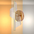 LED Spiral Modern Wall Sconce Light Chrome CCT Changeable