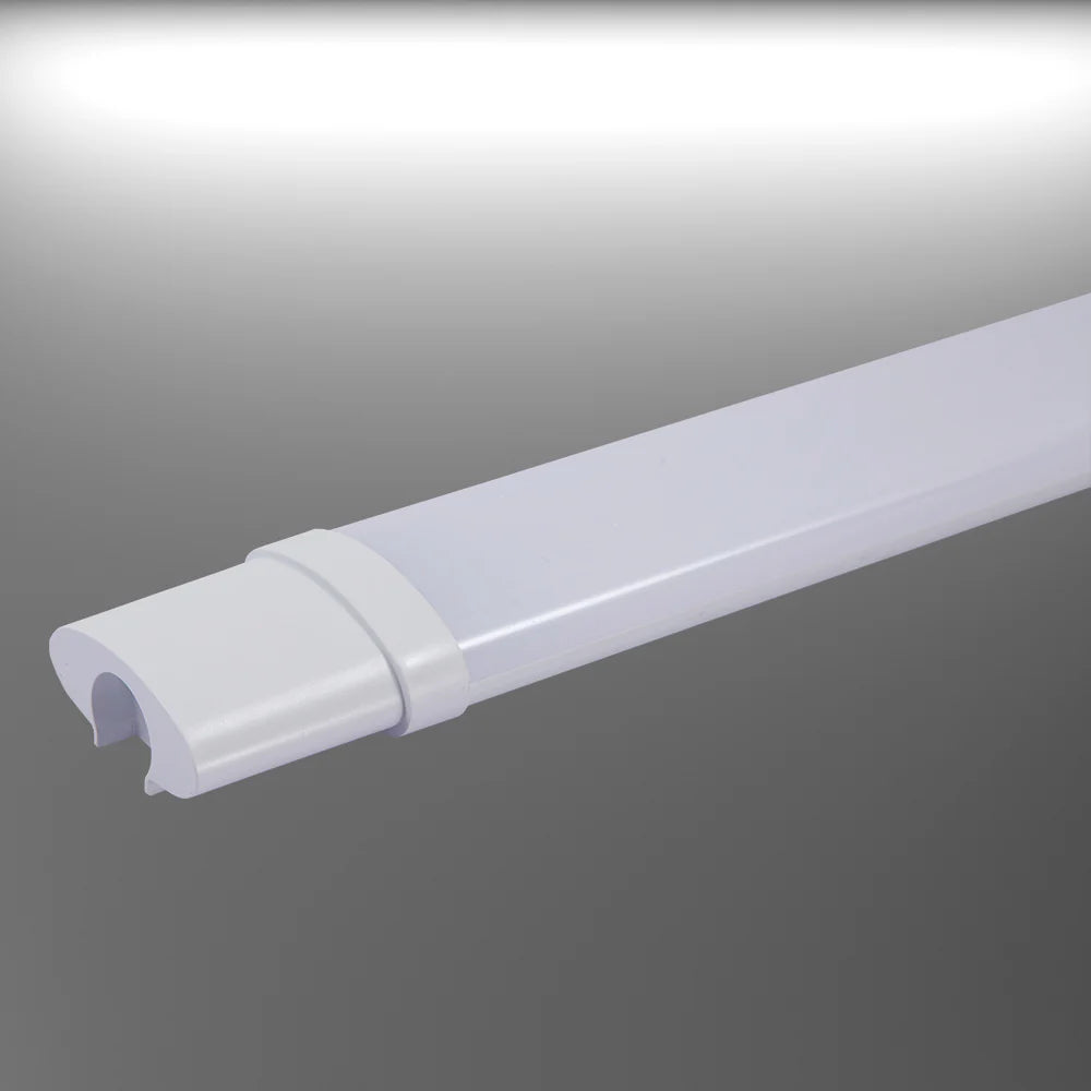 18W 2ft LED Tri-proof Slim Batten Linear Fitting 6500K Cool Daylight IP65 60cm