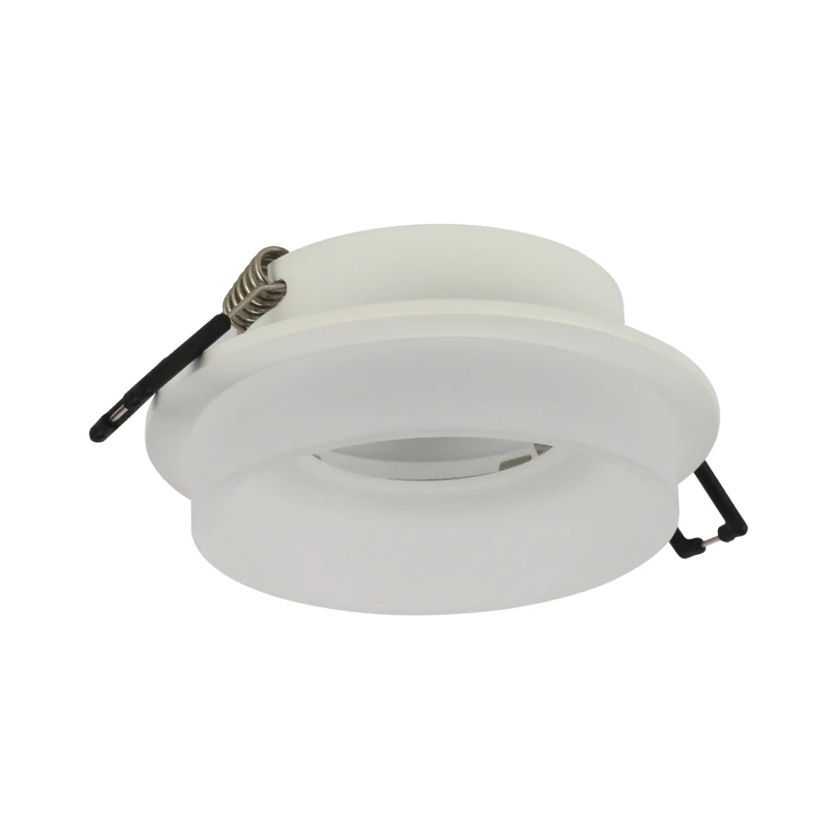 Main image of Low-Glare GU10 Fixed Downlight - Opal Acrylic & Die-Cast Aluminum 143-04041