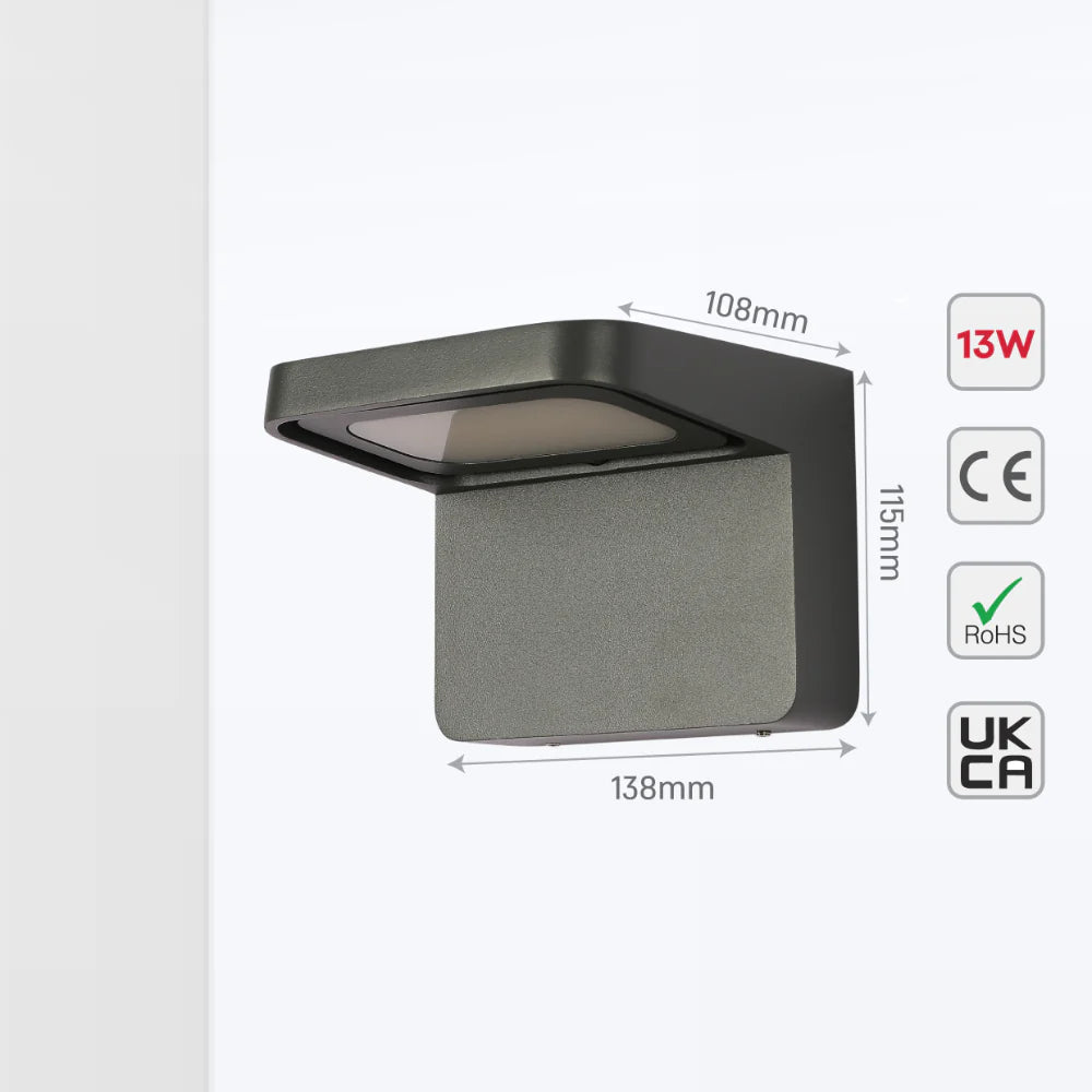 Luminosa LED Outdoor Wall Light 13W