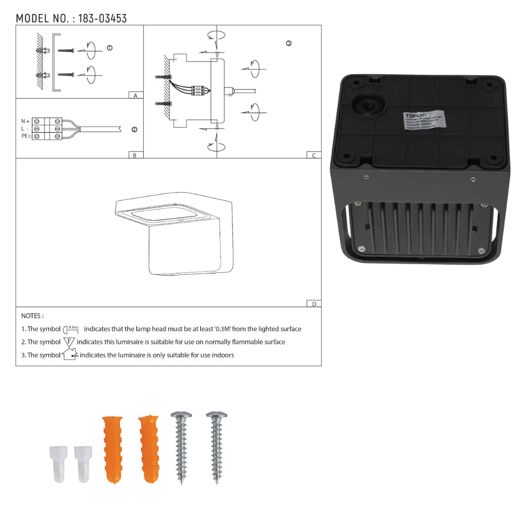 Luminosa LED Outdoor Wall Light 13W