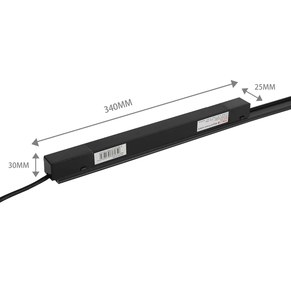 Magnetic Tracklight TEKLED Magnetic Track Light Power Source 100W Black(TEKLED)-169-03953--169-03953