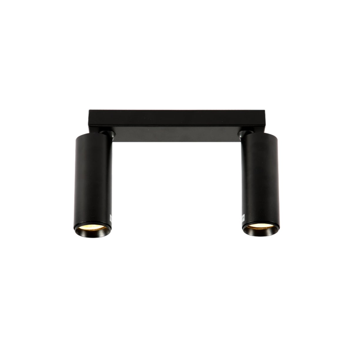 Virmo Rotatable Long Cylinder GU10 Spotlight Square or Linear Rose Side Connected Black