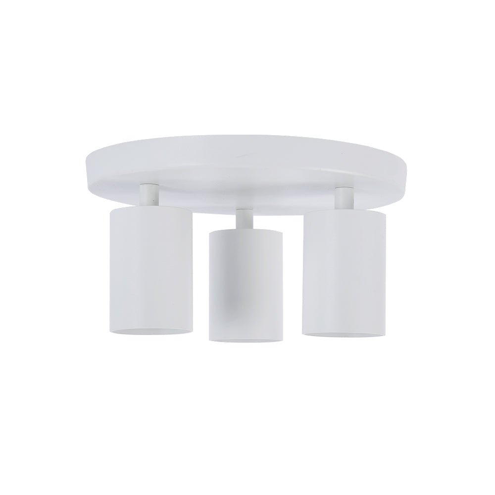 Main image of 3-way Spotlight White Round Canopy with GU10 Fitting | TEKLED 172-03044