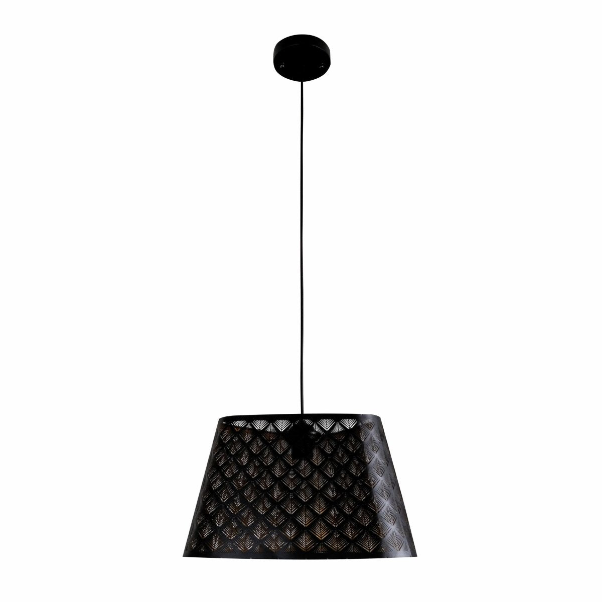 Black Gold Metal Frustum Pendant Ceiling Light E27