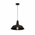 Main image of Black Step Industrial Metal Ceiling Pendant Light with E27 Fitting | TEKLED 150-18358