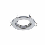 Main image of Fixed Pressed Steel Downlight Chrome IP20 with GU10 Fitting | TEKLED 143-03738