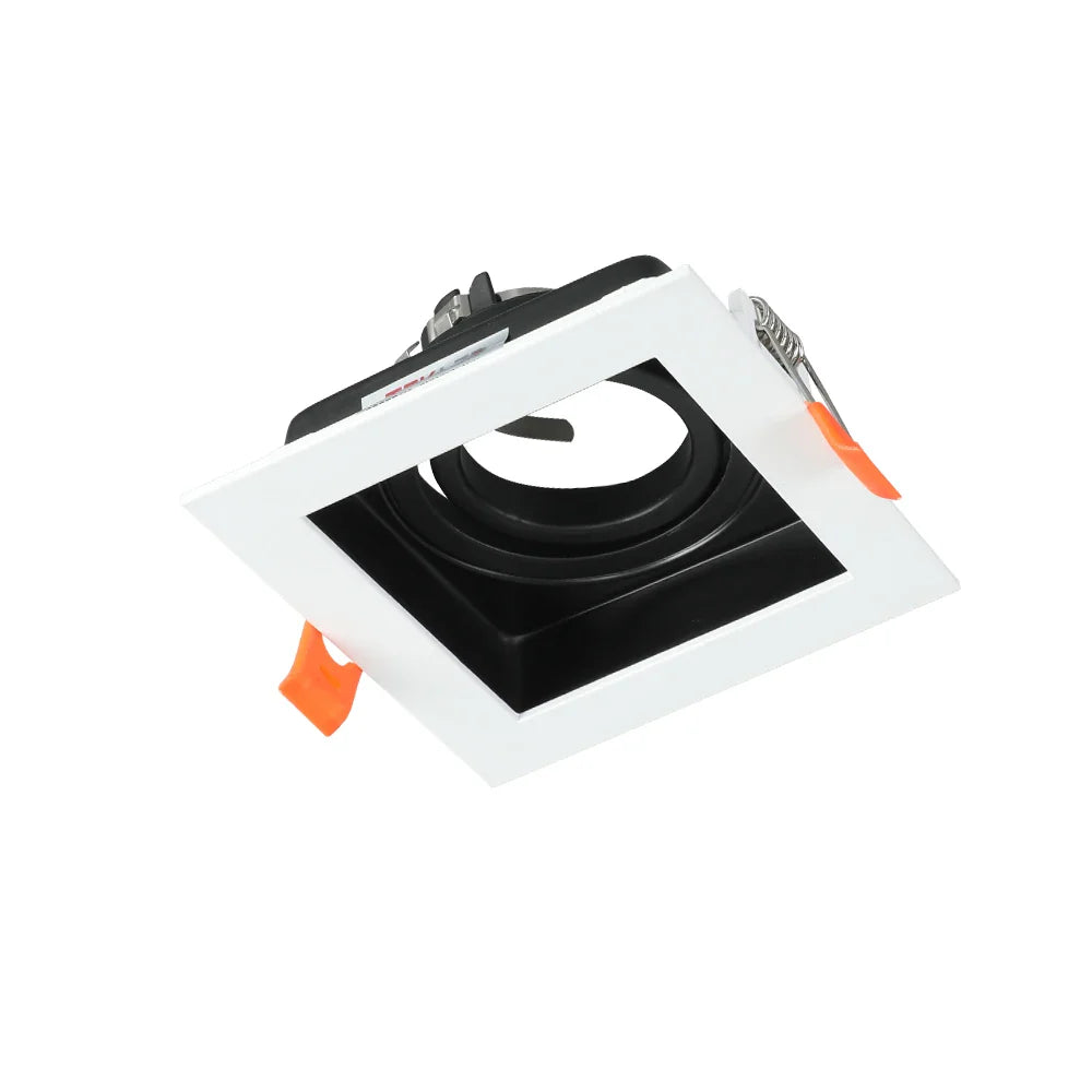 Grille Rectangle Recessed Tilt Downlight GU10