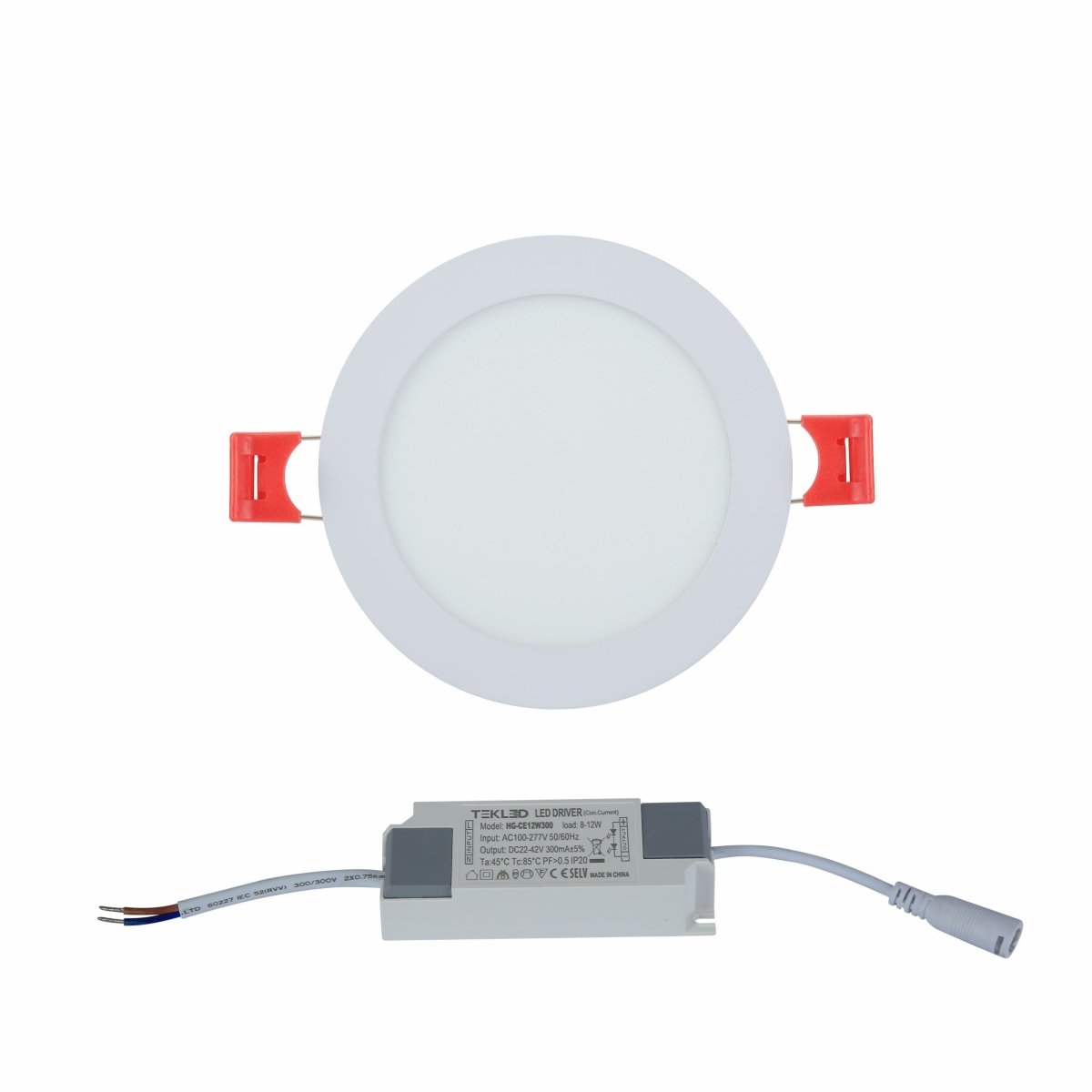 Downlight Led Round Slim Panel Light 12W 3000K Warm White D170Mm's main image.