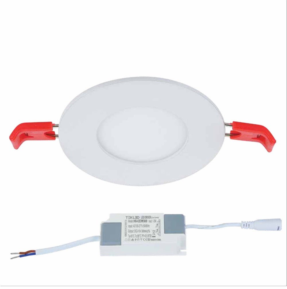 Downlight Led Round Slim Panel Light 3W 4000K Cool White D85Mm's main image.