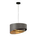 Double Fabric Shade Pendant Ceiling Light
