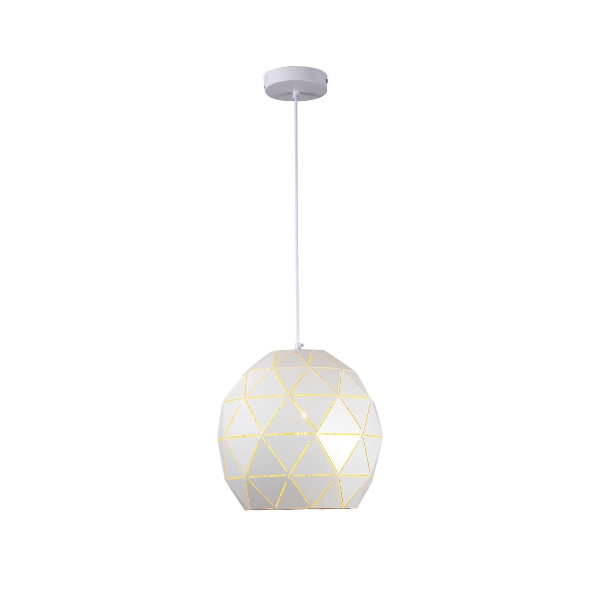 Triangle Pattern Metal Laser Cut Dome Kitchen Island Pendant Ceiling Light