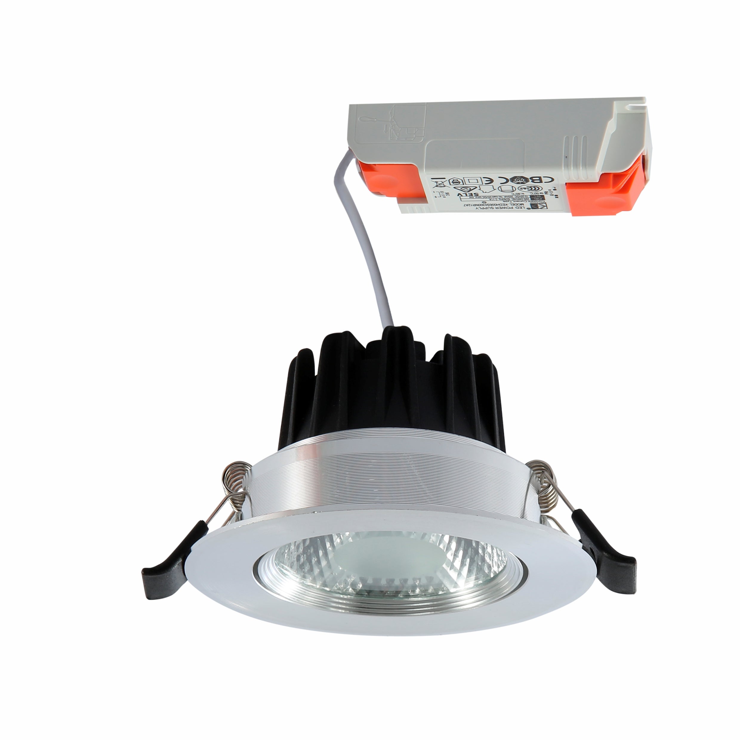 Main image of LED COB Recessed Downlight 5W Cool Daylight 6000K Chrome | TEKLED 145-03080