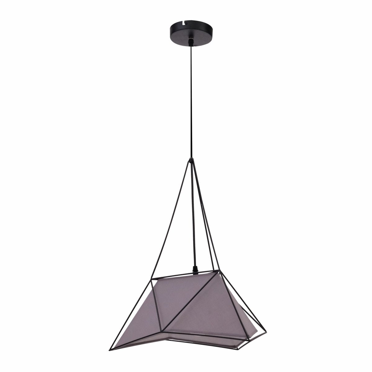 Main image of Murcielago Grey Metal Pendant Light with E27 Fitting | TEKLED 159-17380