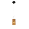 Nebula Copper-Silver-Gold Cylinder Glass Pendant Ceiling Light E27 Fitting