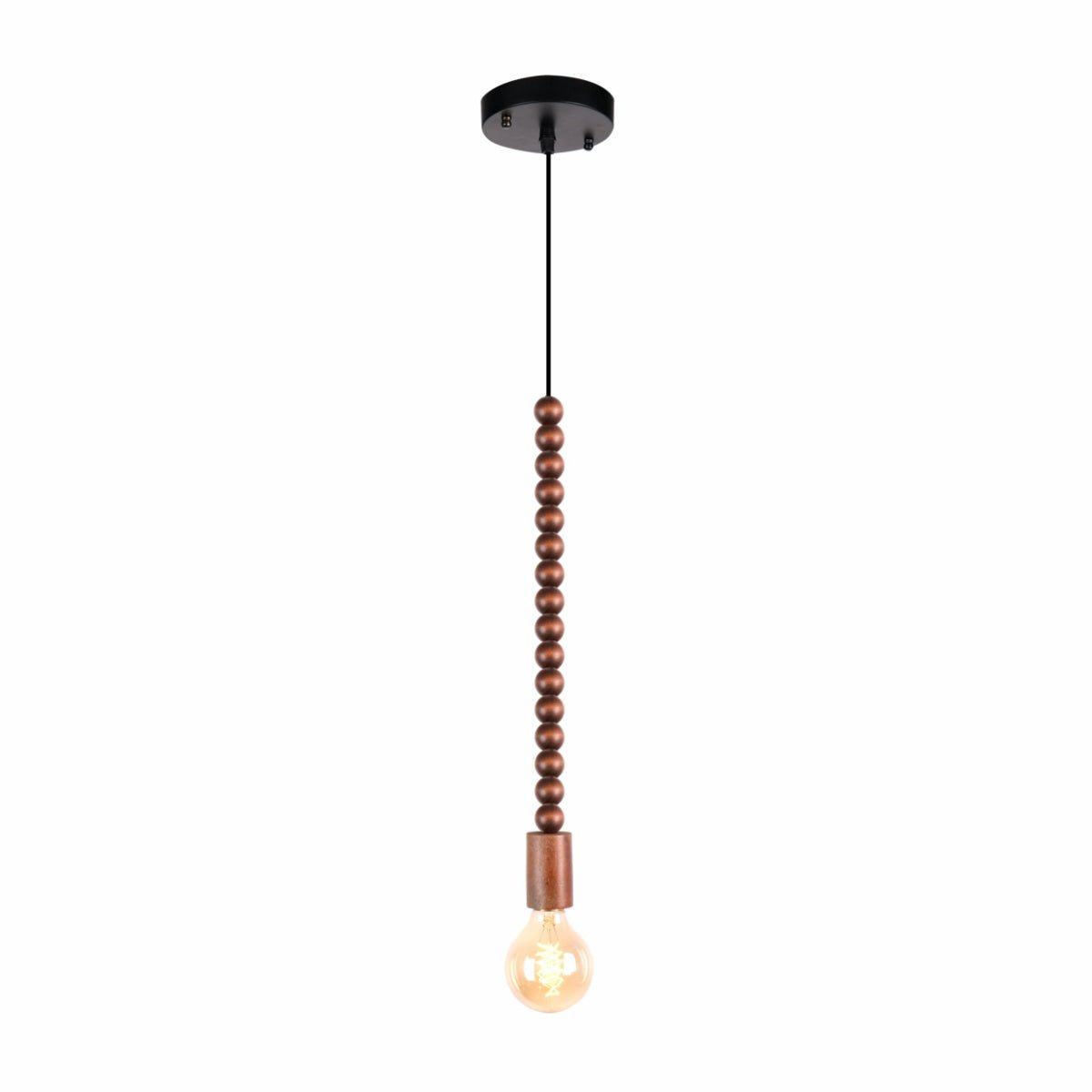 Main image of Stone Balance Wood Marble Stack Pendant Ceiling Light with E27 | TEKLED 150-17902