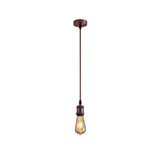 Main image of Vintage Industrial Retro Basic Pendant Ceiling Light E27 Antique Red Bronze Gold Nickel | TEKLED 150-19008