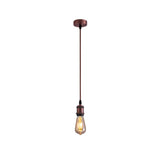 Main image of Vintage Industrial Retro Basic Pendant Ceiling Light E27 Antique Red Bronze Gold Nickel   | TEKLED 150-19008