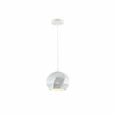Origami Metal Laser Cut Globe Pendant Ceiling Light E27 Fitting