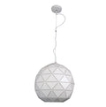 Triangle Pattern Metal Laser Cut Dome Kitchen Island Pendant Ceiling Light