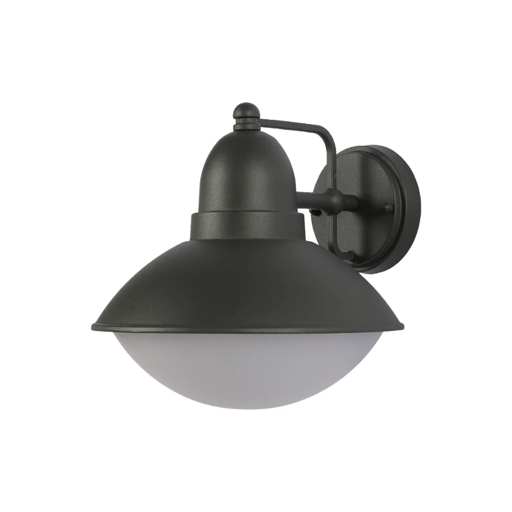 Marcel Outdoor Lantern Wall Light E27 Dark Grey