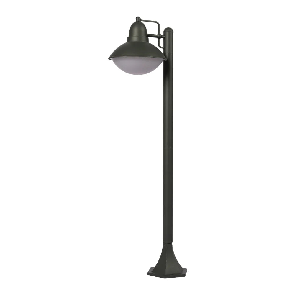 Marcel Outdoor Pathway Bollard Lawn Light E27 Dark Grey