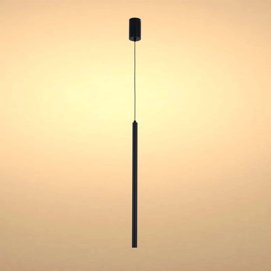 Slim Cylindrical Pendant Light - 5W, 4000K Cool White, IP20