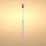 Slim Cylindrical Pendant Light - 5W, 4000K Cool White, IP20