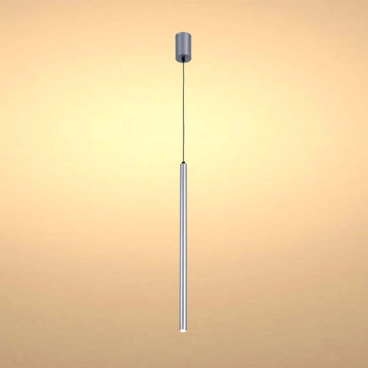 Slim Cylindrical Pendant Light - 5W, 4000K Cool White, IP20