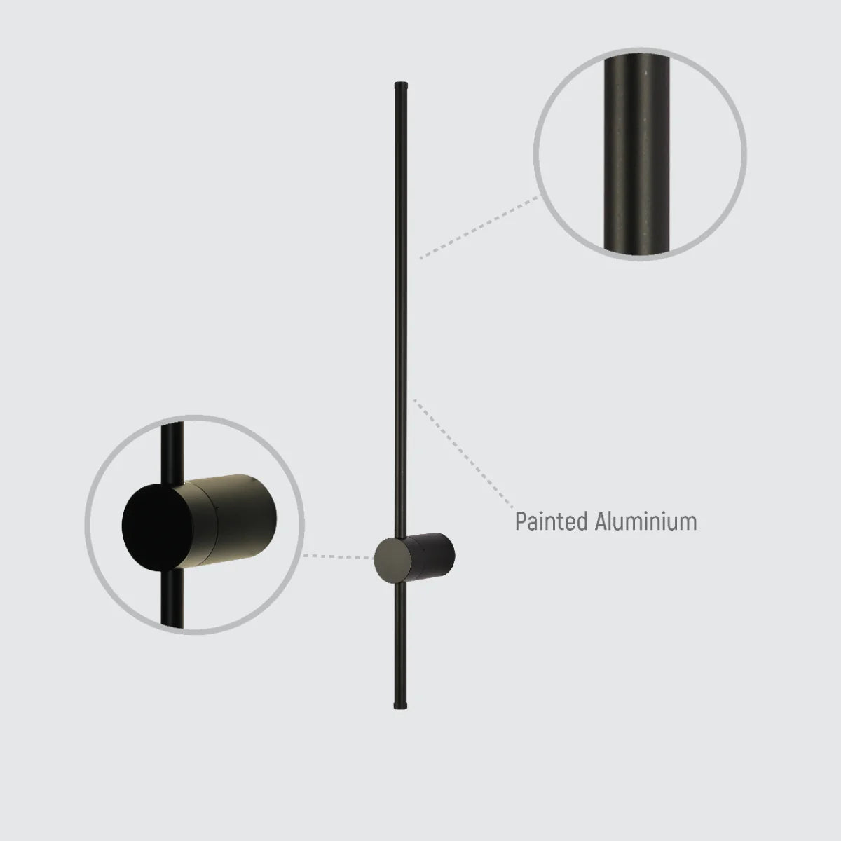 Lighting properties of Minimalist Linear Wall Sconce Light 151-19982