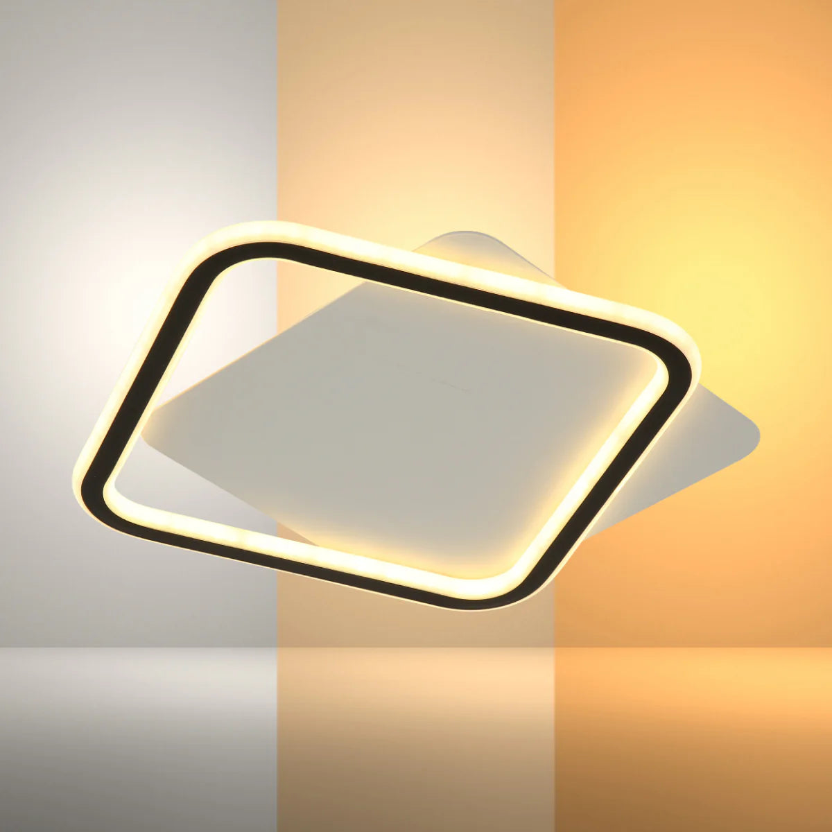 Modern Asymmetric LED Flush Ceiling Light