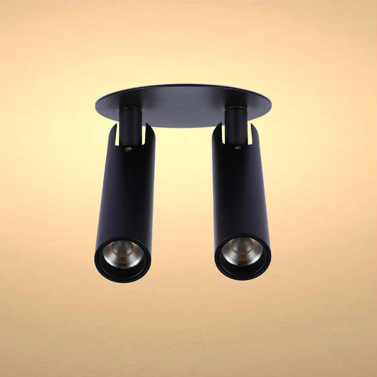 Modern Black & White 2-Light Spotlight