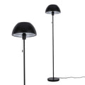 Modern Dome Floor Lamp E27 Fitting, 1440mm Height, Pull Cord Switch