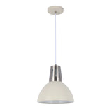 Modern Dome Pendant Light - E27 Fitting, 280mm Diameter, Dimmable