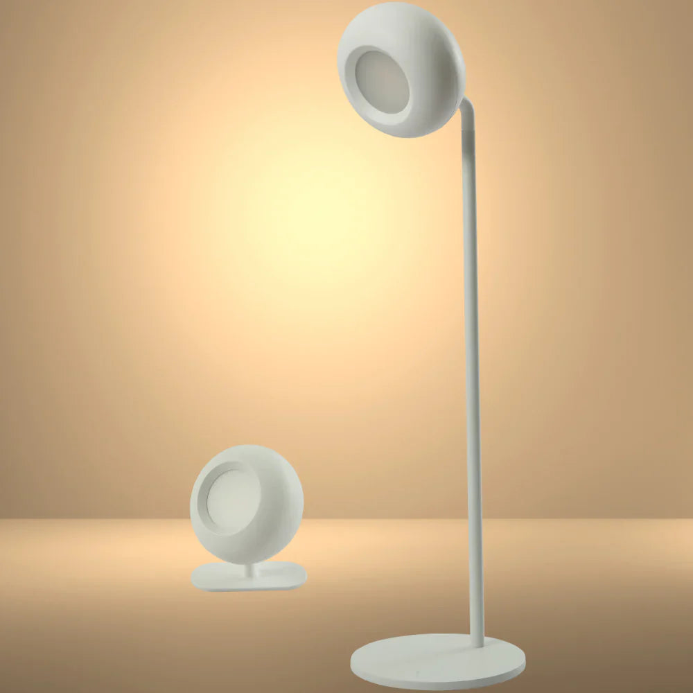 Modern Minimalist Bedside Detachable LED Desk Lamp Rechargeable Portable White TEKLED