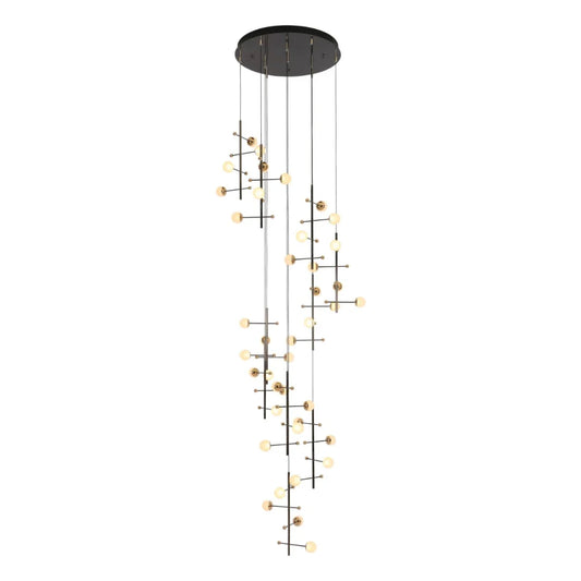 Modern Spacious Chandelier Ceiling Light Gold
