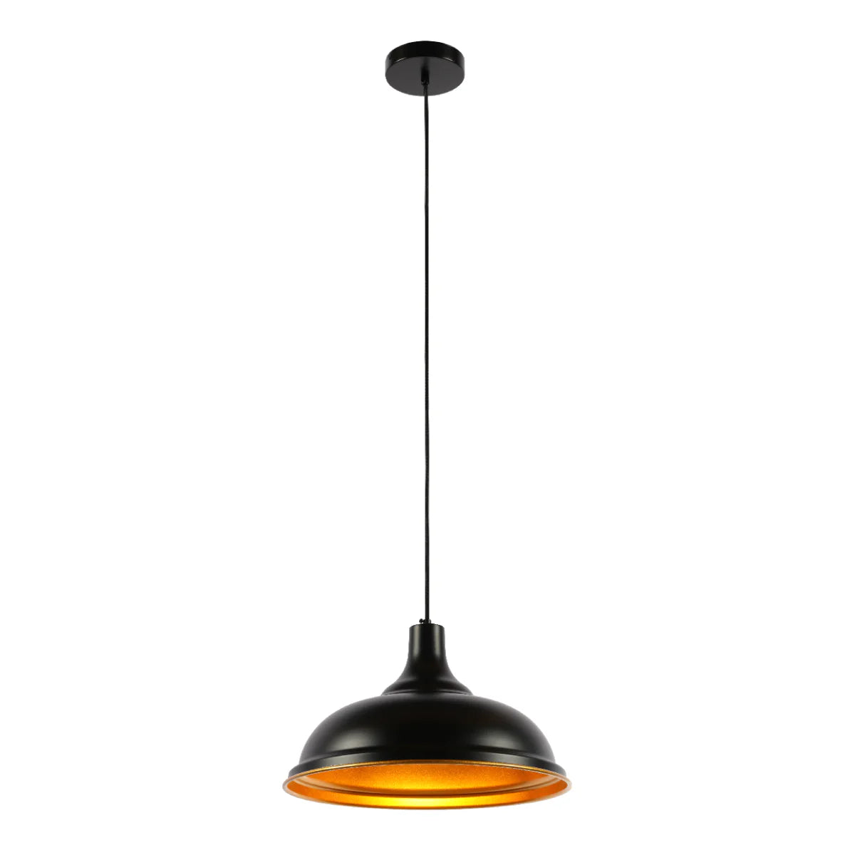 Main image of Modern Step Pendant Light - 38cm Metal Shade in Varied Hues 150-19060