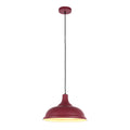 Modern Step Pendant Light - 38cm Metal Shade in Varied Hues